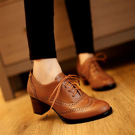 lace Oxford shoes for women